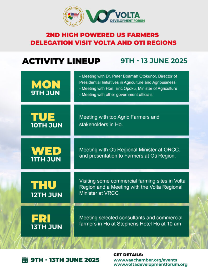 2nd High Powered US Farmers Delegation Visit Volta and Oti Regions